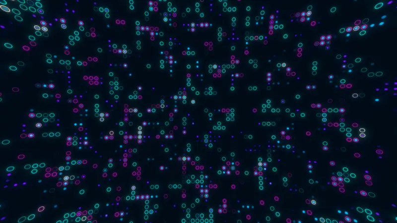 Digital Circuit Animated Background 